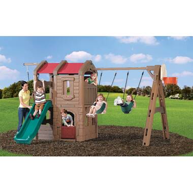 Step2 play up store gym swing set